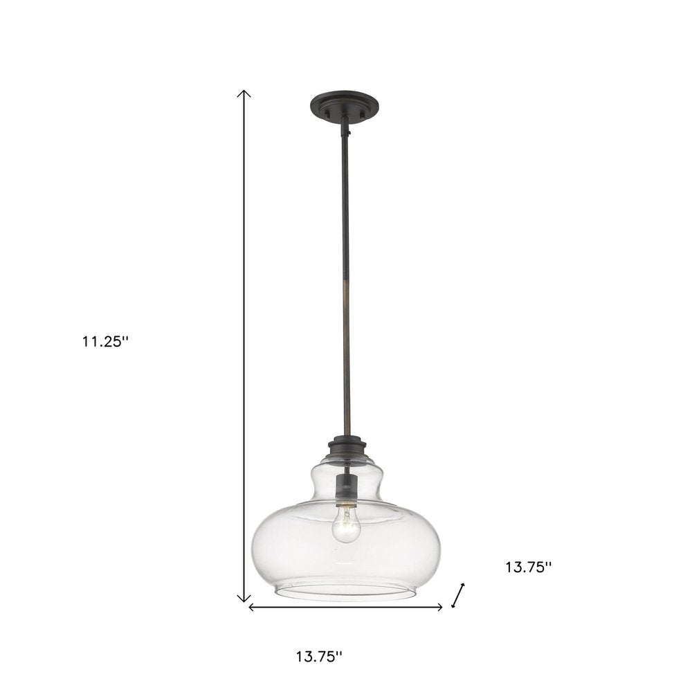 Torrel 1-Light Oil-Rubbed Bronze Pendant