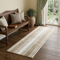 2' X 6' Sandy Shores Regatta Stripe Washable Runner Rug