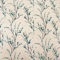 Teal Tiny Floral Buds Throw Pillow
