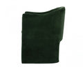 Green Upholstered Velvet Dining Arm Chair
