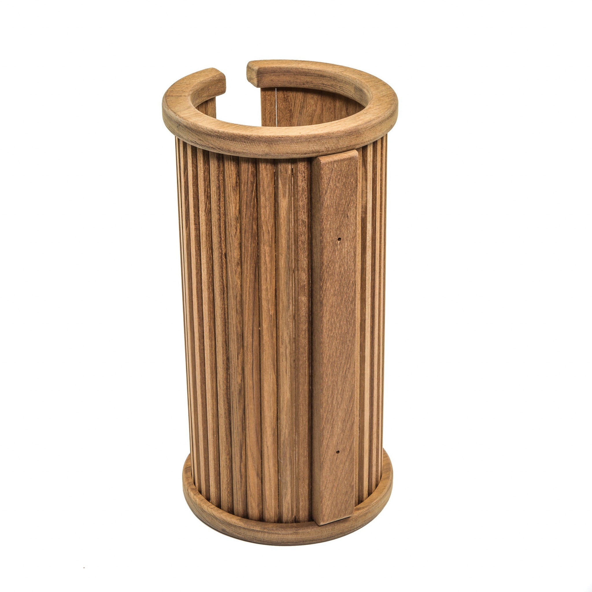 Traditional Solid Teak Toilet Paper Rack