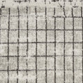 2' X 4' Ivory And Grey Abstract Power Loom Distressed Non Skid Area Rug