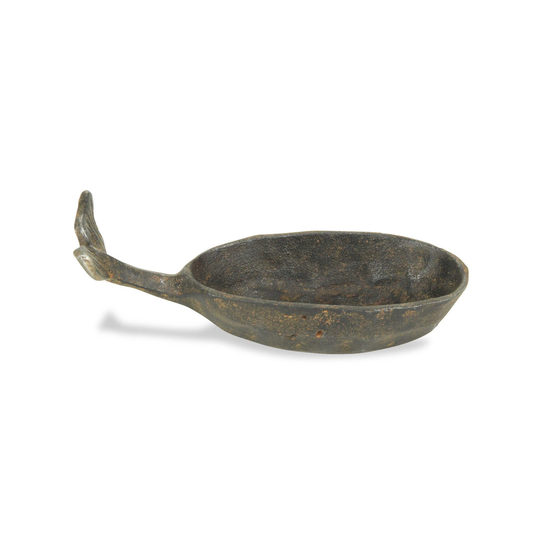 2" Bronze Iron Tabletop Dish Candle Holder