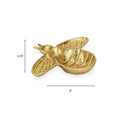 8" Gold Bumble Bee Cast Iron Vanity Tray