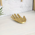5" Gold Hamza Metal Handmade Tray