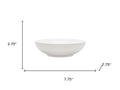 White Six Piece Porcelain Service For Six Bowl Set