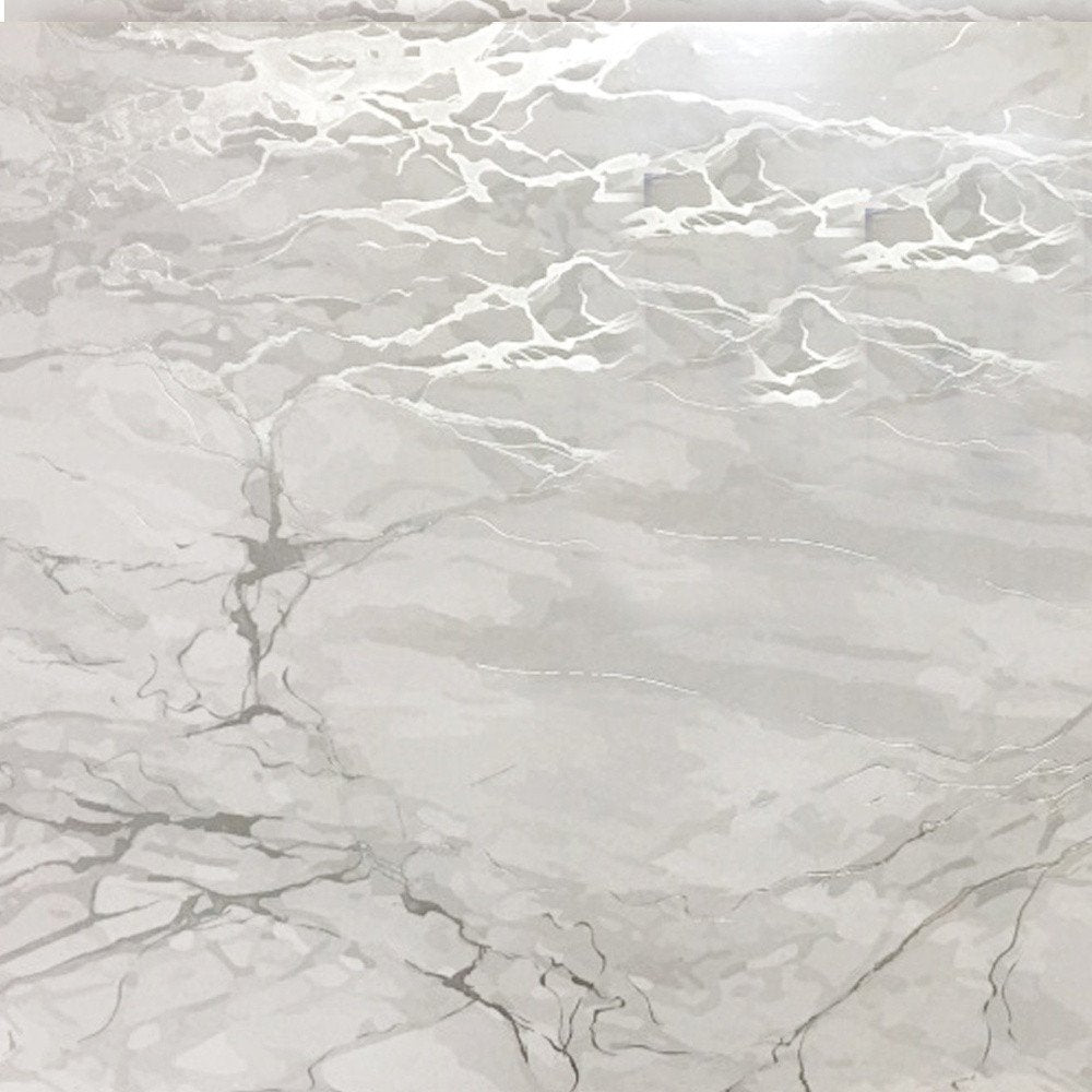 12" X 18" Silver And Gray Abstract Placemats