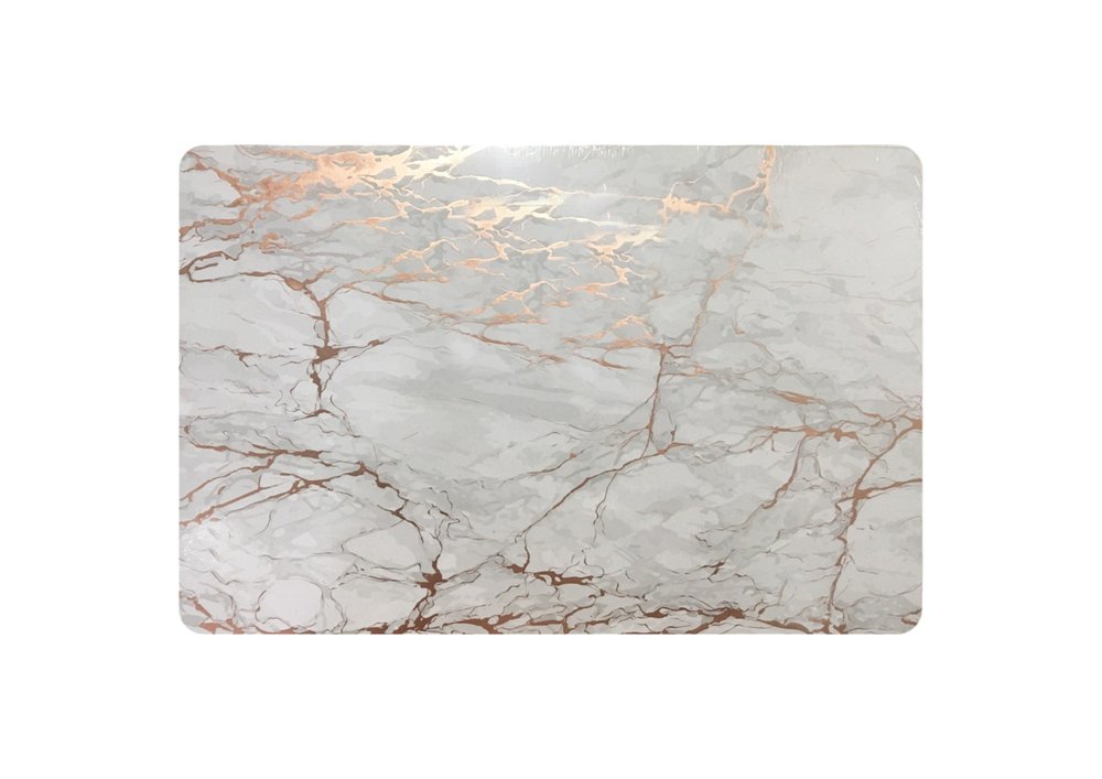 12" X 18" Gold And Silver Abstract Agglomerated cork Placemats