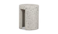 Stylish Lyon Outdoor Stool in Light Grey - Durable & Modern Seat
