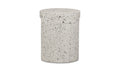 Stylish Lyon Outdoor Stool in Light Grey - Durable & Modern Seat