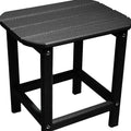 13" Black Resin Outdoor Side Table