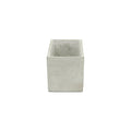 9" Light Gray Cement Indoor Outdoor Rectangular Pot Planter