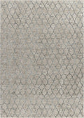 5' X 8' Beige Moroccan Stain Resistant Area Rug
