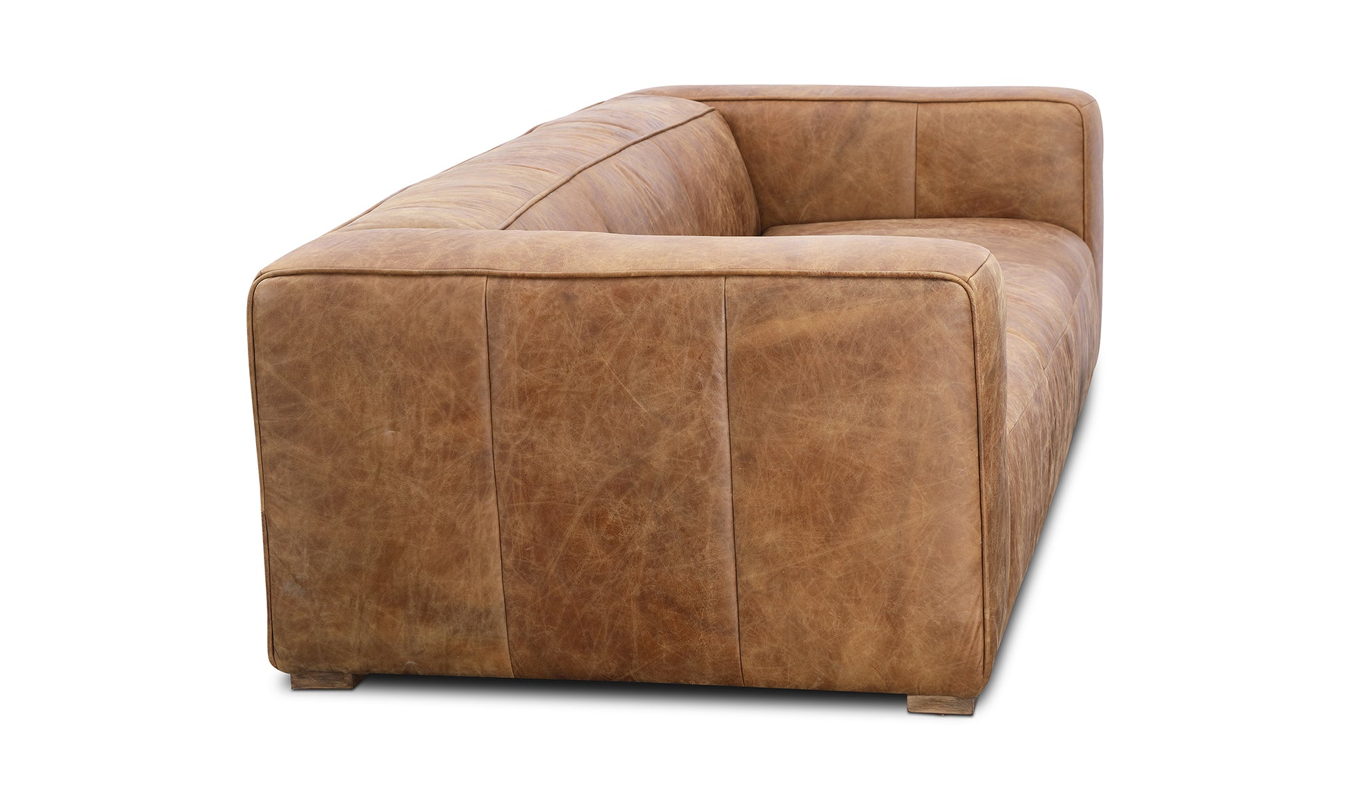 Industrial Bolton Leather Sofa