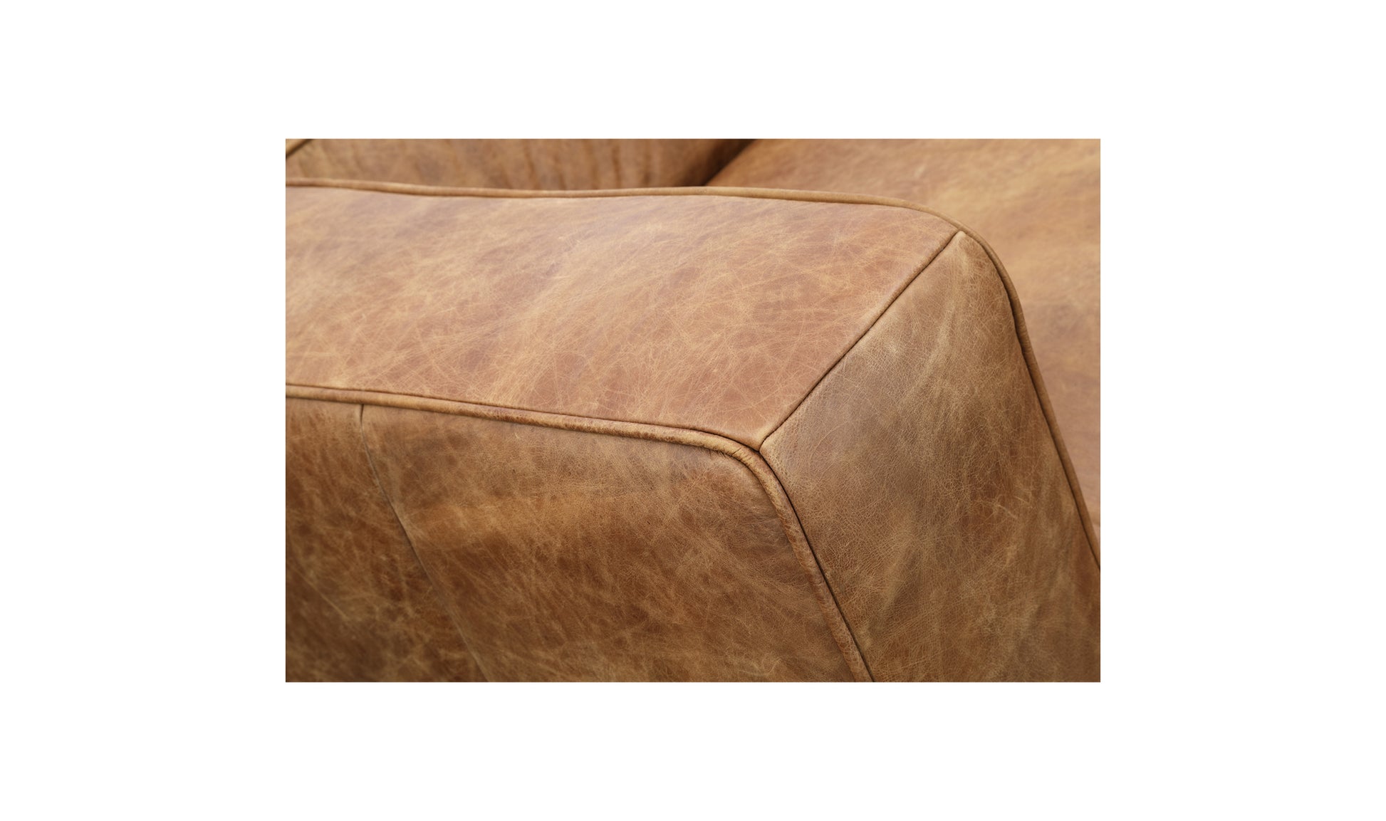 Industrial Bolton Leather Sofa