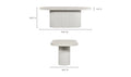 Lyon Light Grey Outdoor Dining Table - Stylish & Durable Design