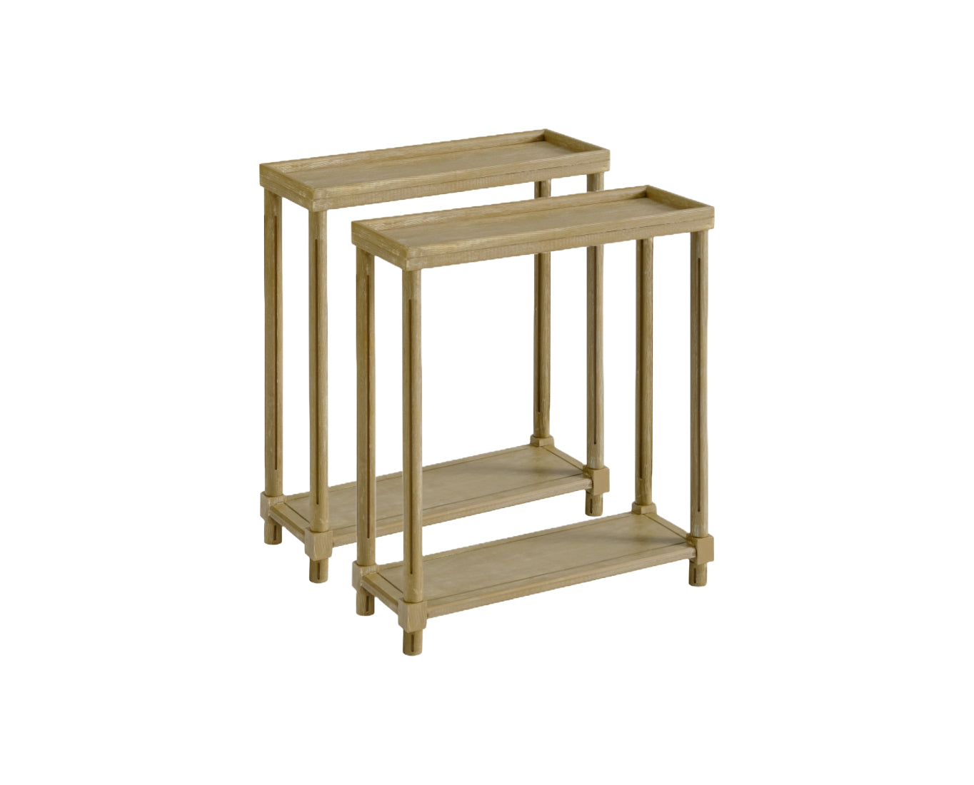 Oak Wood End Tables - High-End Design 