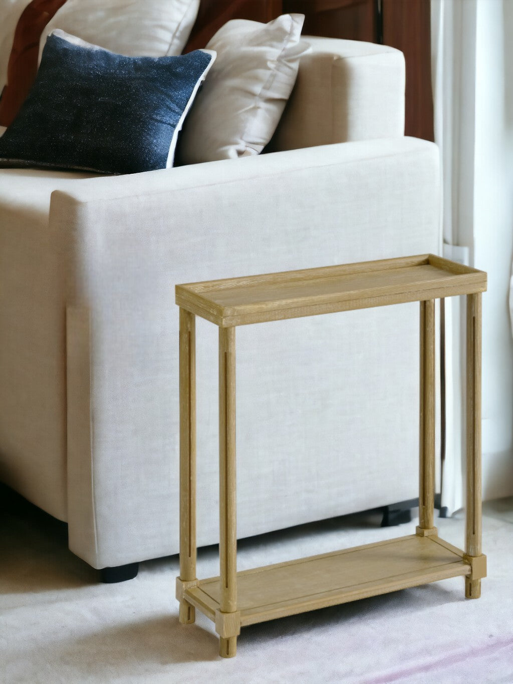 Oak Wood End Tables - High-End Design 