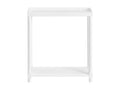 Set Of Two 24" White Wood Rectangular End Tables With Shelf