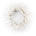 25" White Mixed Assortment Artificial Wreath