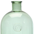 12" Green Bud Glass Table Vase