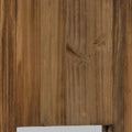 29" Brown Wood Framed Accent Mirror
