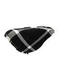 50" X 60" Gray Woven Cotton Checkered Throw Blanket with Fringe