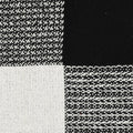 50" X 60" Gray Woven Cotton Checkered Throw Blanket with Fringe