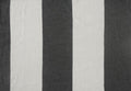 50" X 60" Gray and White Woven Cotton Striped Throw Blanket with Tassels