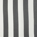 50" X 60" Gray and White Woven Cotton Striped Throw Blanket with Tassels