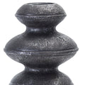 Set of Four Natural and Black Resin and Stone Powder Ornate Tabletop