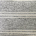 24" X 24" Gray Zippered Geometric Indoor Outdoor Throw Pillow
