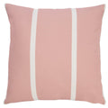 20" X 20" Pink Zippered Geometric Indoor Outdoor Throw Pillow