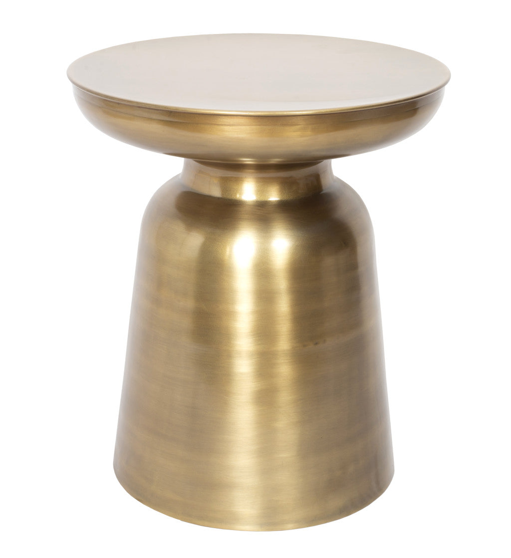 Gold Iron End Table - 19" Round 