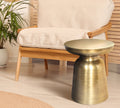 Gold Iron End Table - 19