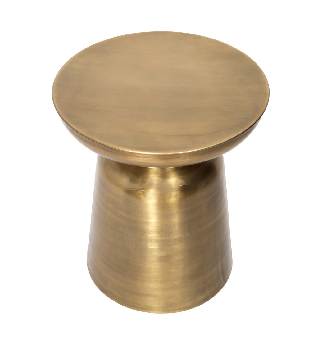 Gold Iron End Table - 19" Round 