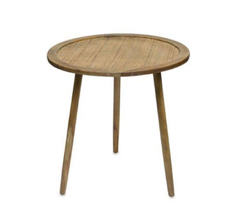 Brown Round End Tables - Set of 3