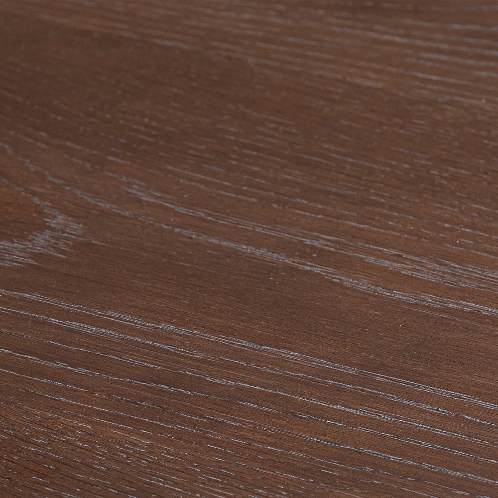 48" Brown And Gray Solid Wood And Concrete Round Coffee Table