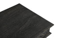 Black Solid Wood Table - Home Decor