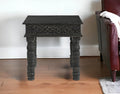 Black Solid Wood Table - Home Decor