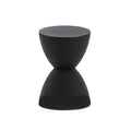 Black Plastic End Table - Heavy Duty Design