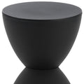 Black Plastic End Table - Heavy Duty Design