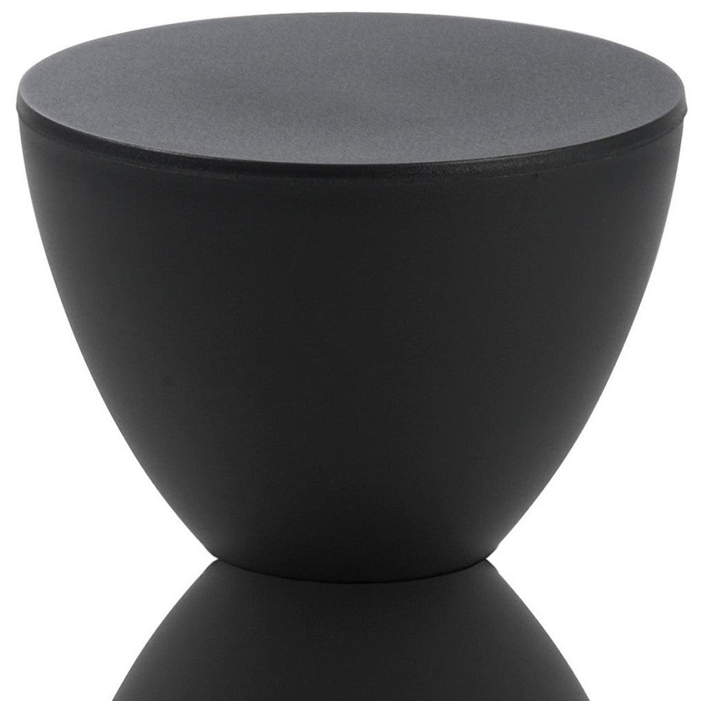 Black Plastic End Table - Heavy Duty Design