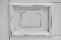 32" White Solid Wood Three Drawer Nightstand