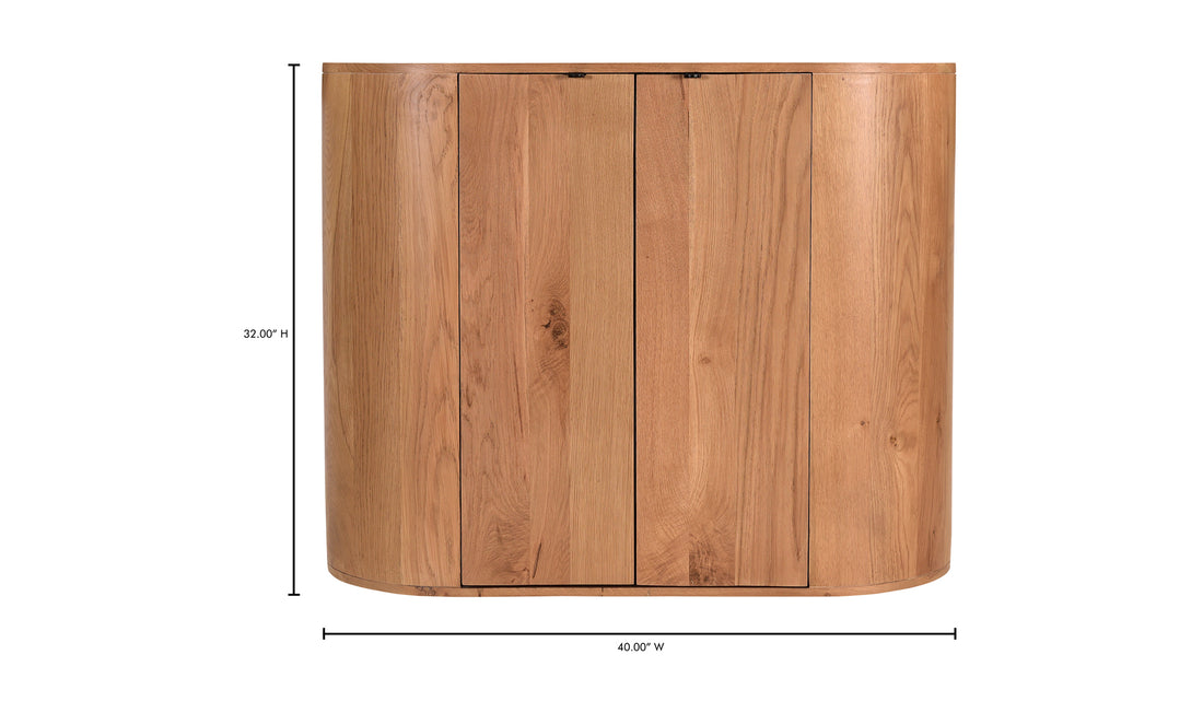 Stylish Natural Finish Theo Cabinet for Modern Home Décor
