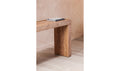 Rustic Evander Oak Console Table