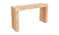 Rustic Evander Oak Console Table