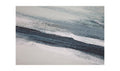 Serene Shoreline Framed Painting - Rustic Home Décor Art