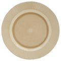 Sand Sixteen Piece Round Striped Ceramic Service For Four Dinnerware Set