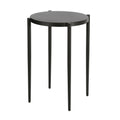 Black Metal End Table - 24